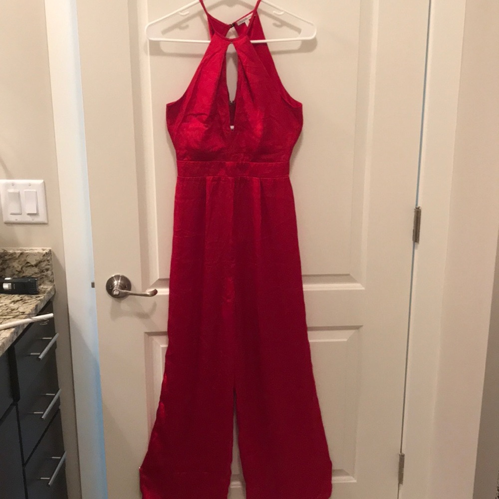 Red Romper by Charlotte Russe